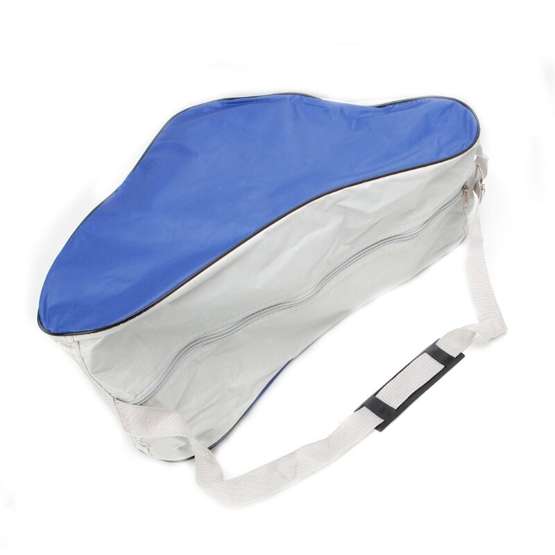 حقيبة تزلج دوارة بحزام كتف قابل للتعديل للأطفال، حقيبة حمل للتزلج على الجليد للحقيبة