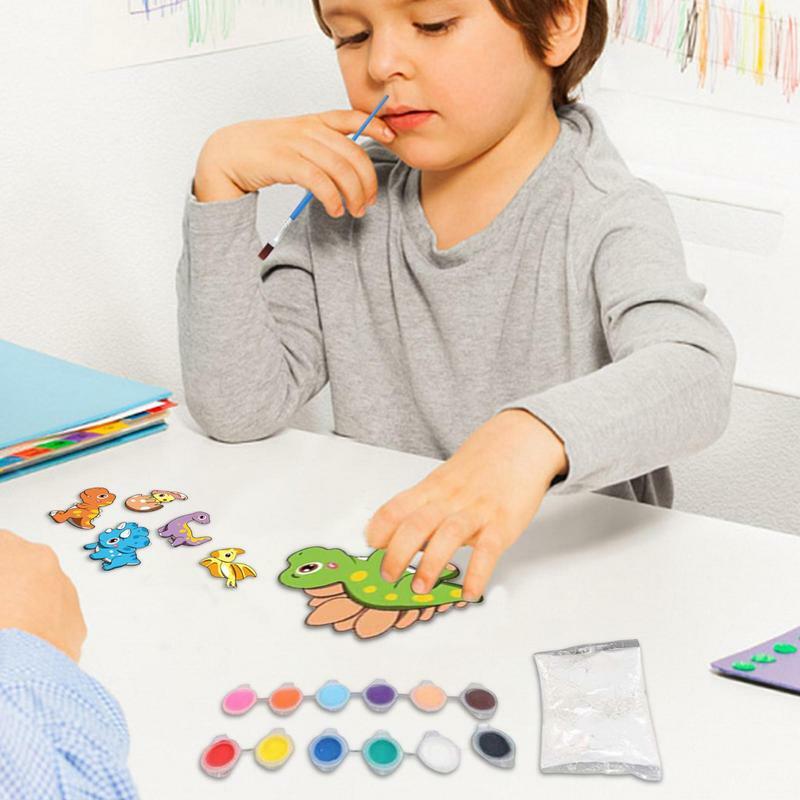 Juguete de pintura de yeso para niños pequeños, tallo de pintura de yeso, mejora la habilidad práctica, juguetes para niños y niñas, guardería, Aula temprana