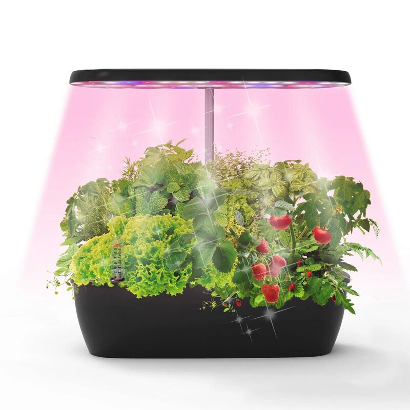 Hidroponik Flowerpot lampu tanaman dalam ruangan, peralatan berkebun sistem aerobik pemasangan hidroponik