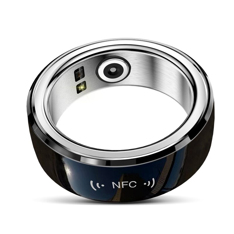 NFC inteligentne pierścienie mężczyźni kobiety tlenu we krwi tętno monitora sen zdrowe Anillo inteligengente homme ceramika wodoodporne pierścienie na palce