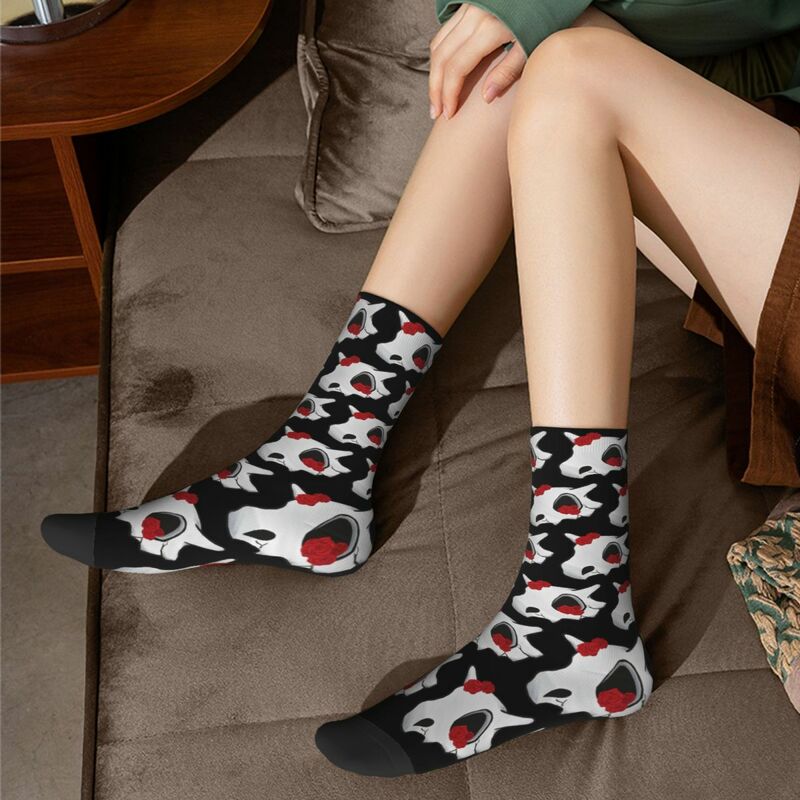 Cubone Mask Socks Harajuku High Quality Stockings All Season Long Socks Accessories for Man's Woman's Birthday Present