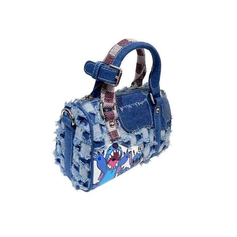 Disney New Stitch Original Ladies Handbag Luxury Brand Fashion Ladies One Shoulder Messenger Bag Large Capacity Cartoon Handbag