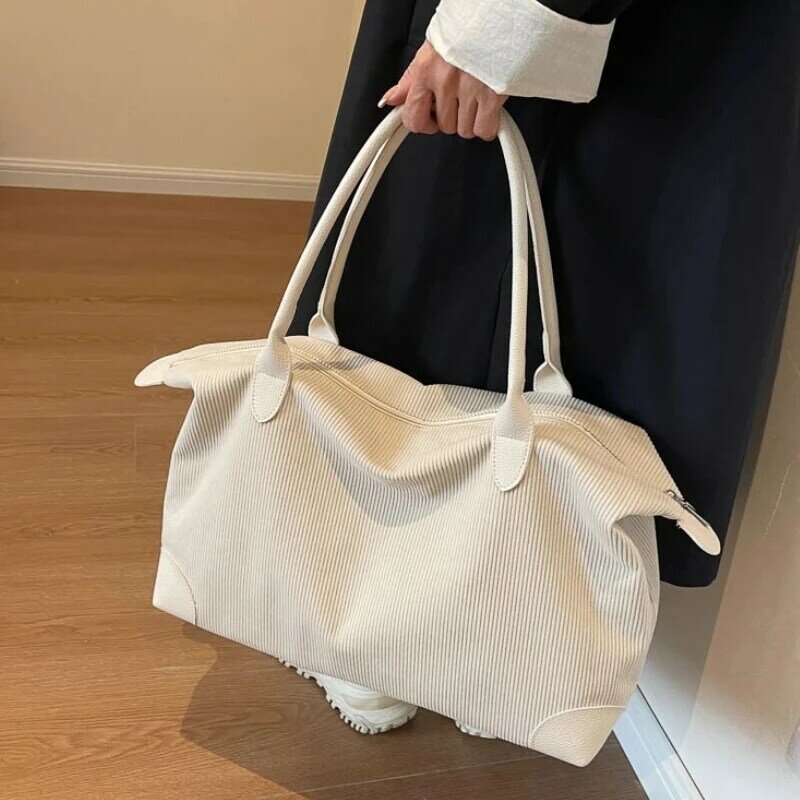 Casualowe solidne torby torba podróżna miękki zamek błyskawiczny 2024 wysokiej jakości torby dla kobiet o dużej pojemności modne wygodne i torby przenośne