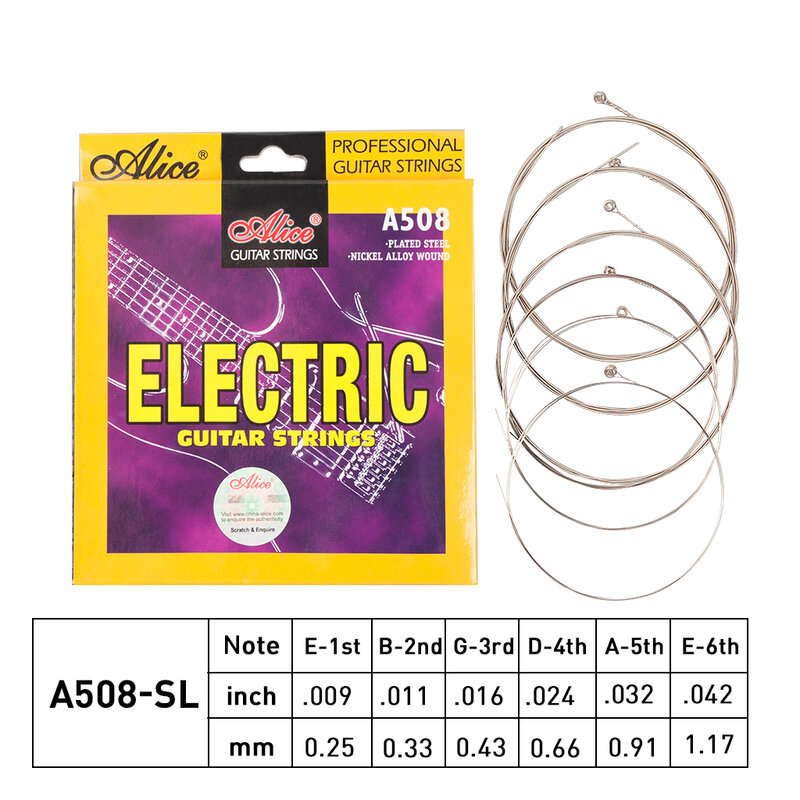 Alice All Kinds Of Guitar Strings Electric Classical Guitar Strings A106-H/A105BK-H/AC136BK-H/AC136BK-N/AC136-N Combination