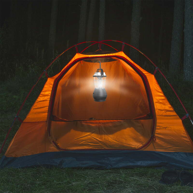 Solar, crank generator, 4 modes of power - 180 lumens 36 led adjustable setting camping, emergency by the millstone
