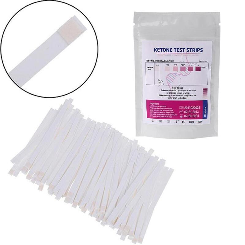 1 Bag/100pcs Urinary Ketone Strips Urine Analysis Keto Strips Healthy Diet Body Tester For Test Body Fat Health Tools