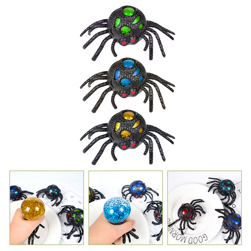Spider Squeeze Toys Antistress Stress Relief Hand Fidget Toy Decompression Toys Squishy Stressball for Kids Adults