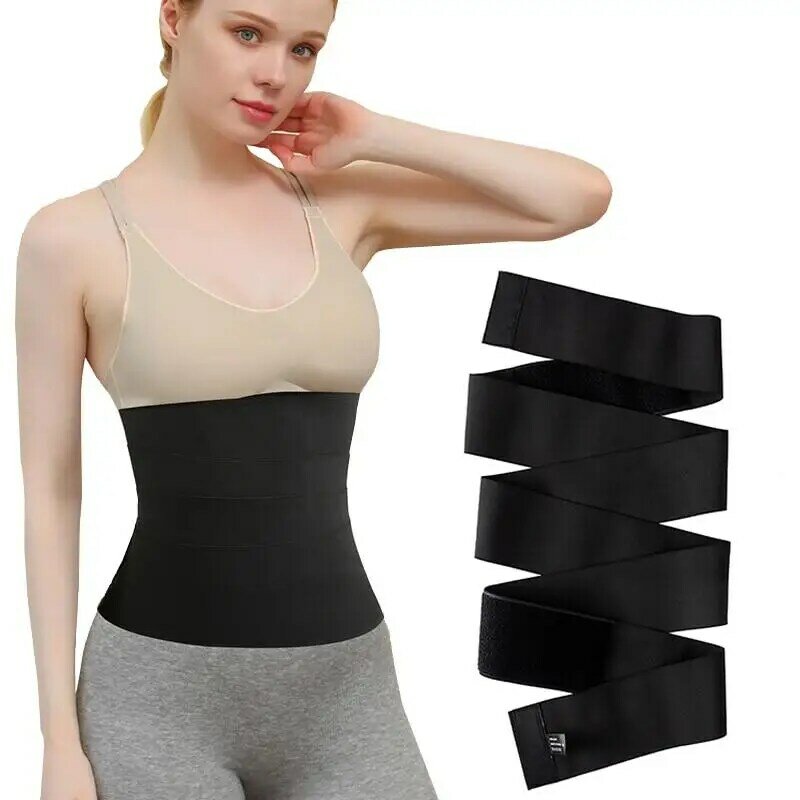 Bandagem Envoltório Cintura Trainer Shaperwear Cinto Mulheres Emagrecimento Tummy Cinto Espartilho Shaper Stretch Bandas Cintura Trainer 3/4/5/6 M