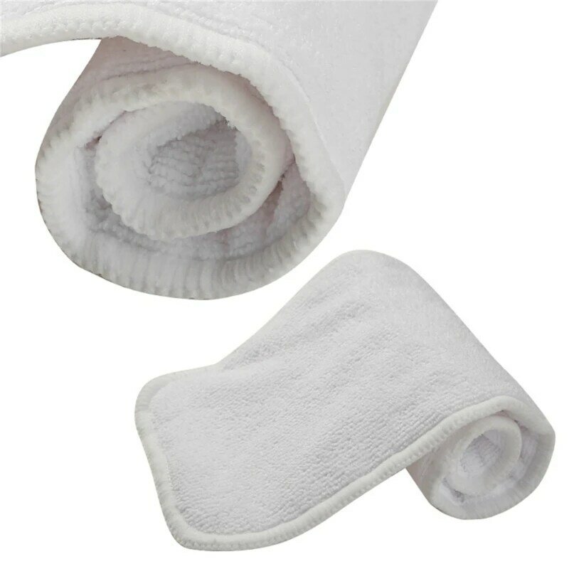 Reusable Cloth Diaper Inserts Washable 3 Layered Microfiber Inserts for Diapers Absorbent & Breathable Liners Durable