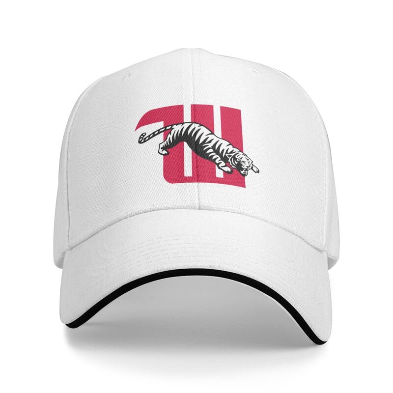 Wittenberg 대학 로고 샌드위치 모자, 남녀공용 클래식 야구 카푸니섹스, 조절 가능한 카스케트 아빠 모자, 흰색