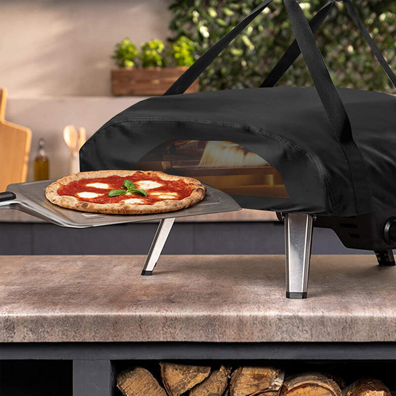 Penutup Oven Pizza Kompatibel dengan Ooni Koda 12/16 Penutup Oven Pizza Portabel 420D Kain Oxford Tahan Air Penutup Oven Pizza Berat