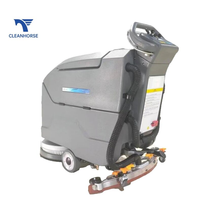 CleanHorse-raspador de piso automático, tipo automotorio, Walk Behind elétrico, venda quente
