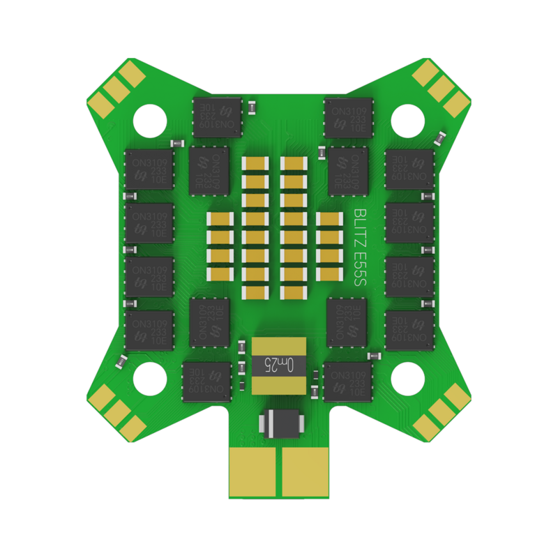 Контроллер полета iFlight BLITZ ATF435 55A Stack BLITZ ATF435 с BLITZ E55S 4-в-1 2-6S ESC для радиоуправляемого FPV Фристайл гоночного дрона