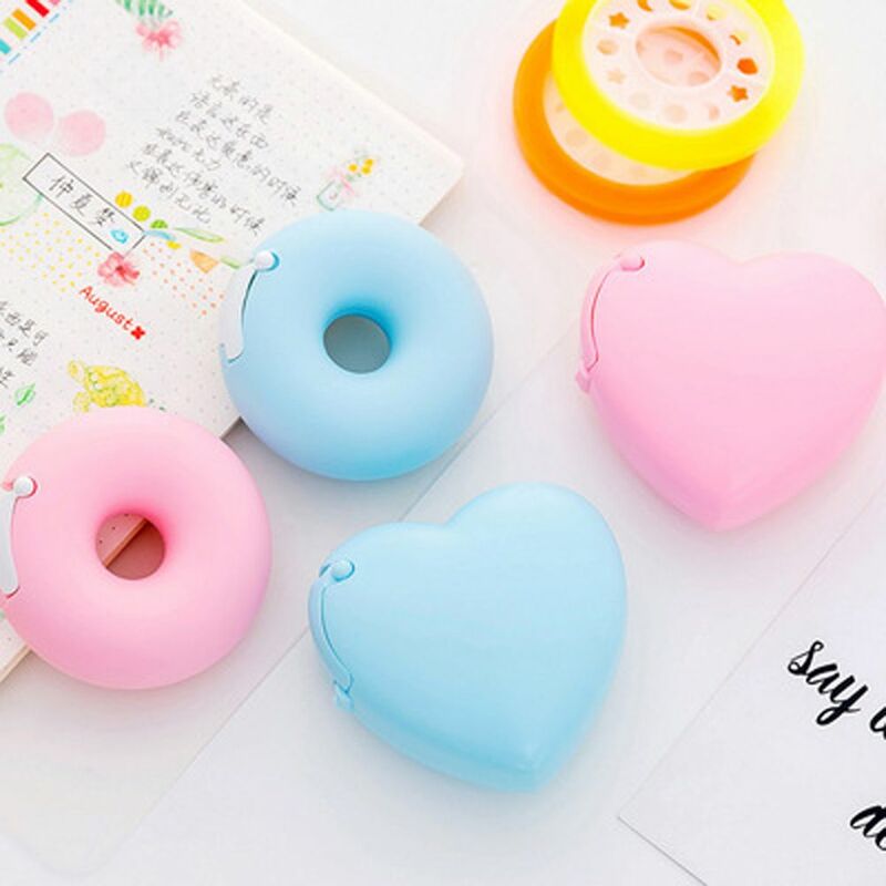 Plastic Easy Tear Cosmetic Tools Candy Color Adhesive Tape Holder Tape Cutter Eyelash Extension Tape Cutter Grafting Eyelash