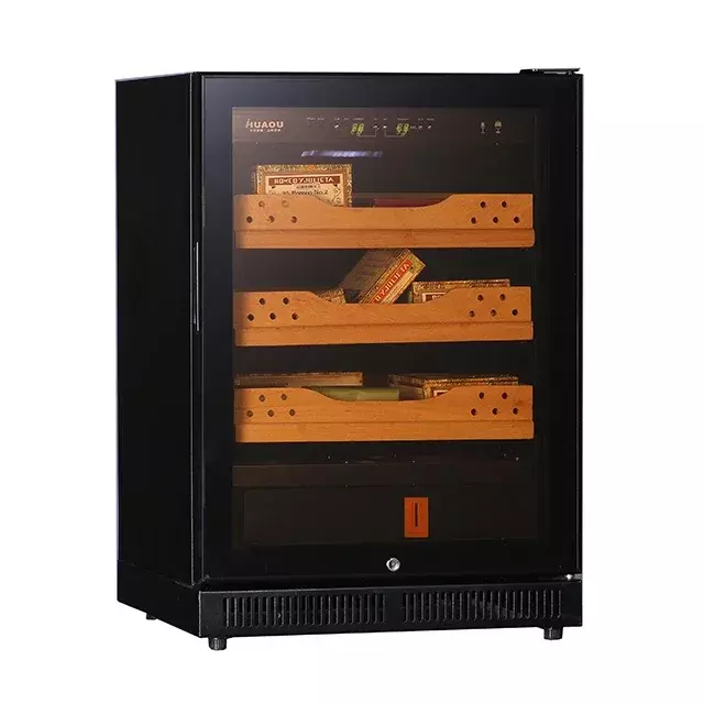 Mini réfrigérateur à cigares, humidificateur à cigares bon marché, température et humidité constantes, zone unique à vendre, 150L, 600