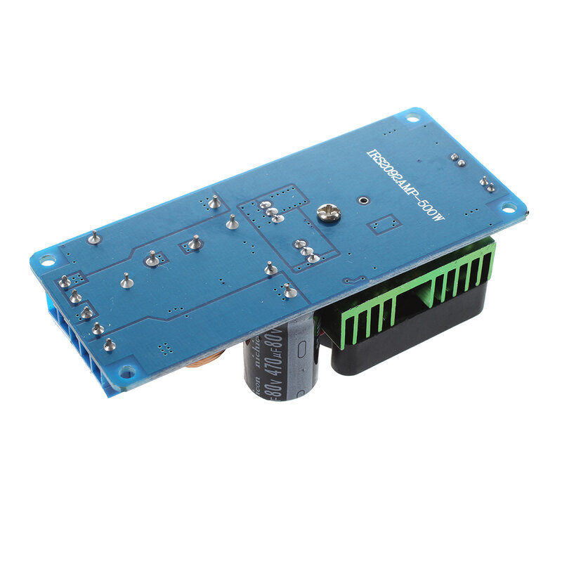 Amplifier Digital, papan Amp daya HIFI Kelas D, saluran Mono 500W dengan kipas