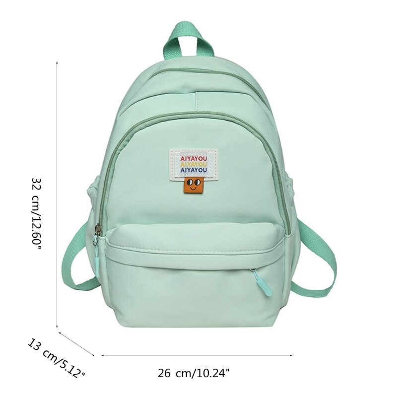 2024 New 2023 Double Strap Shoulder Bag Girl Student Teens Backpack School Bag Rucksack