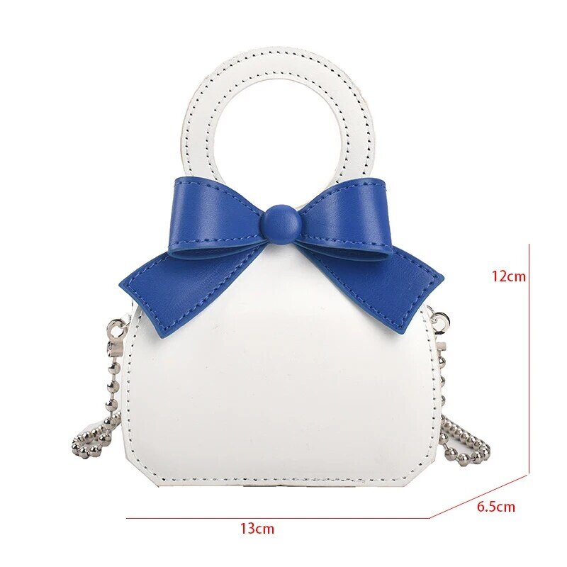 Top Brand Handbags For Women 2023 Fashion Round Handle Bag Elegant Bow Clutch Bag Pu Leather Ladies Mini Crossbody Bag Lipstick