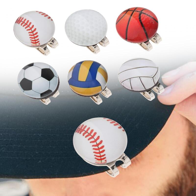 علامة كرة جولف مغناطيسية جديدة ، مشبك قبعة للمحترفين