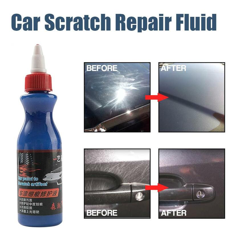 Car Scratch Repair Fluid, Composto de Moagem, Anti Scratch Wax Remover, Polimento, Auto Body Paint Care Tools
