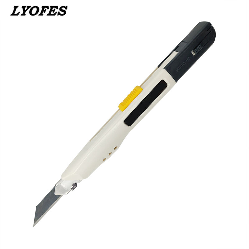 Cuchillo de utilidad profesional, cortador de caja, papelería japonesa, precisión con cuchillas, cortador de papel, trabajo de Metal, cuchillo de arte