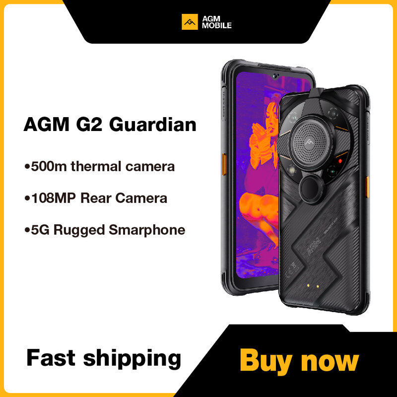 Agm G2 Bewaker 5G Ontgrendeld Monoculaire 500Meter Autofocus Thermische Camera Met 10Mm Lens 25fps