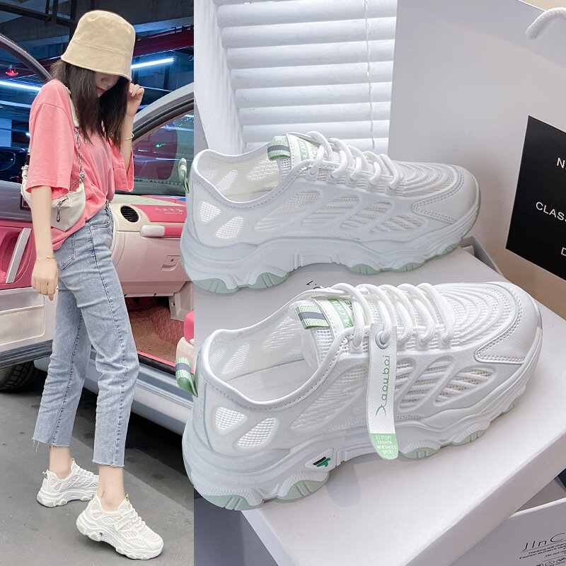 New Women Fashion Sneakers Ladies Casual Loafers Breathable Sports Shoes Walking Shoes Woman Loafers No-slip Ladies Shoes