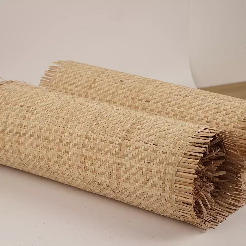 40-50cm Largura Mobiliário Decorativo Mesa de Cadeira Teto Cabinet Repair Materiais Natural Indonésio Hand Made Woven Rattan Roll