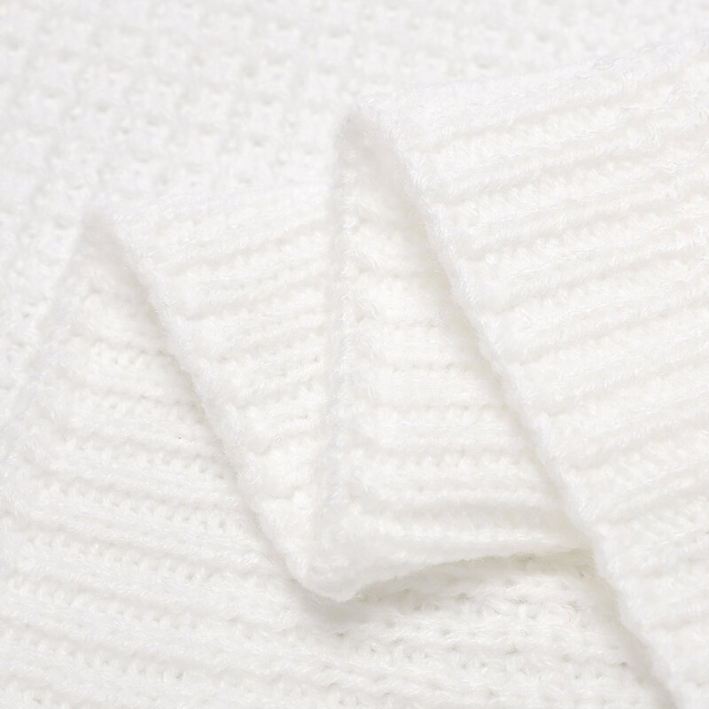 Coperte per neonati lavorate a maglia neonato traspirante mese Swaddle Wrap Mat per neonato ragazzo ragazza culla cellulare bambini 90*70cm copertura