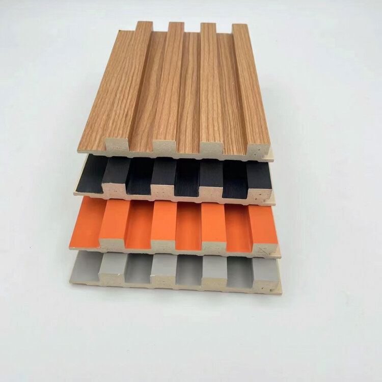 Tablero de pared 3d de madera maciza para interiores