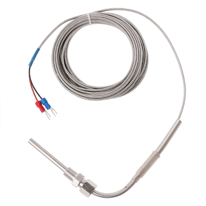 EGT Temperature Sensors Thermocouple K Type for Motor Exhaust Gas Temp Probe -100-1250°C 1/8" NPT 1m/2m/for