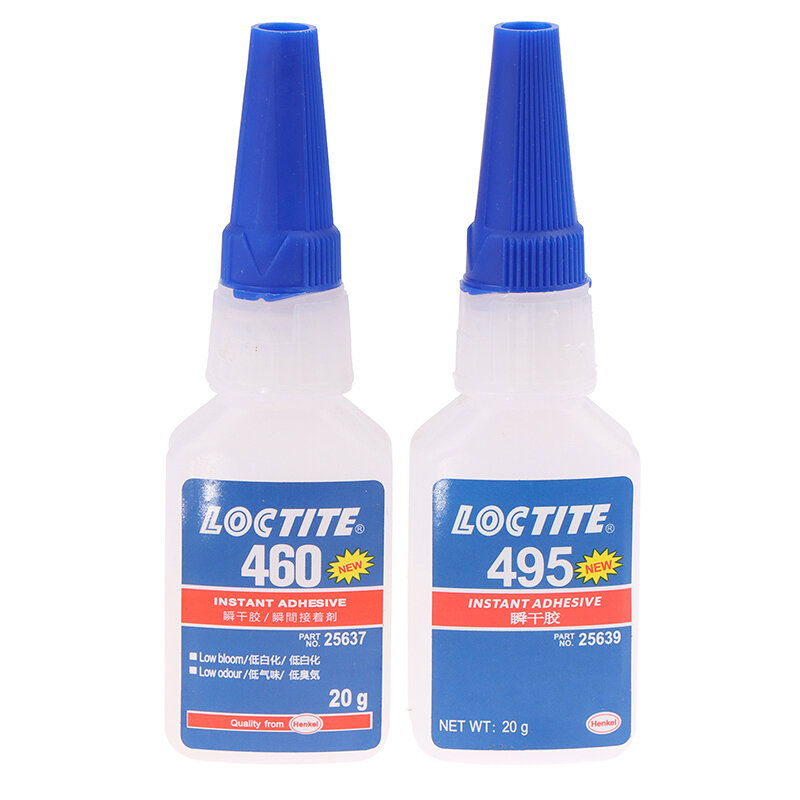 Loctite-Super Glue 460 495, pegamento de reparación instantáneo, autoadhesivo, 20g
