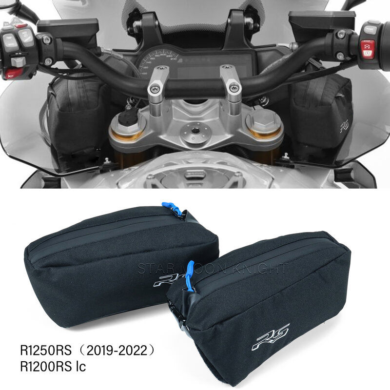 Bolsas impermeables para carenado de motocicleta, bolsa de almacenamiento para parabrisas lateral, para BMW R 1200 1250 RS R1250RS 2019-2022 R1200RS LC