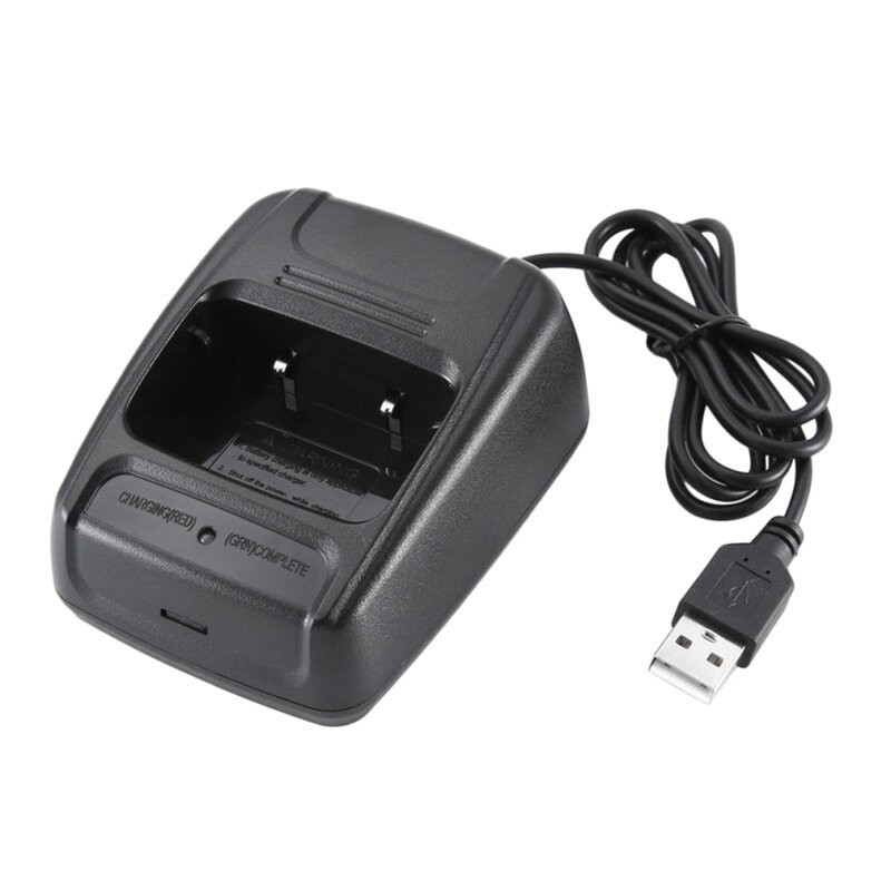 Baofeng-cargador USB BF-888S para walkie-talkie, Cable de entrada de 5V, 1A, para 666S, 777s, 888s, accesorios de carga