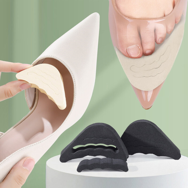 Solette dell'avampiede per scarpe da donna regolare le dimensioni delle scarpe Filler punta tonda Plug inserti per tacchi alti cuscinetti per cuscino antidolore al piede