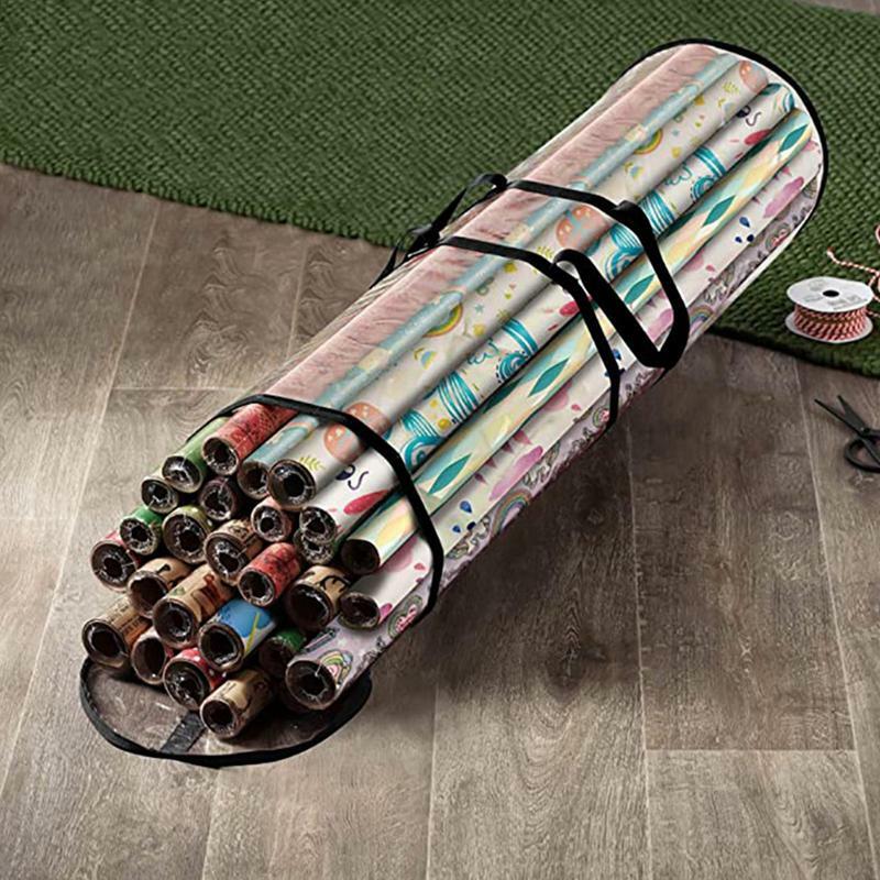Wrapping Paper Organizer Storage Carrying Gift Wrap Station Craft Roll Organizer Carrying Gift Wrap Station Underbed Storage