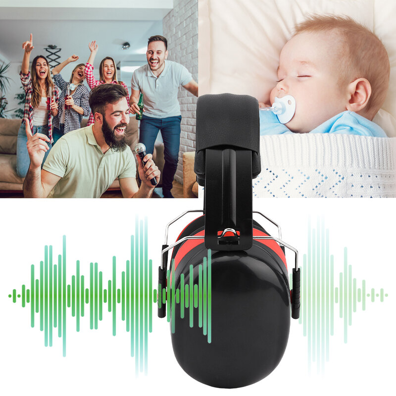 Zum Schießen Gehörschutz Konstruktion Ohren schützer Wohnheim Schlaf geräusch unterdrückung Headset verstellbarer Kopfband Kopfhörer