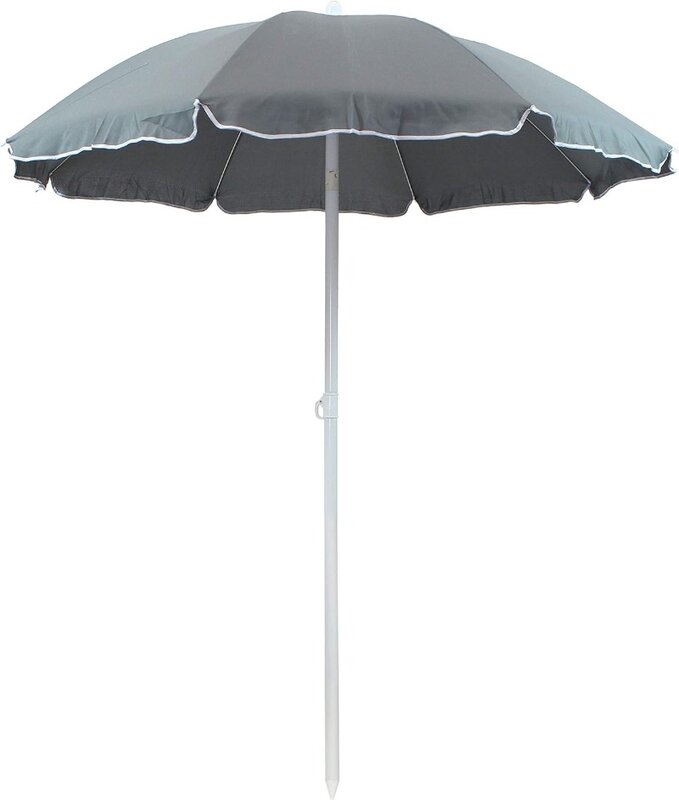 5-Foot Outdoor Beach Umbrella with Tilt Function -Portable