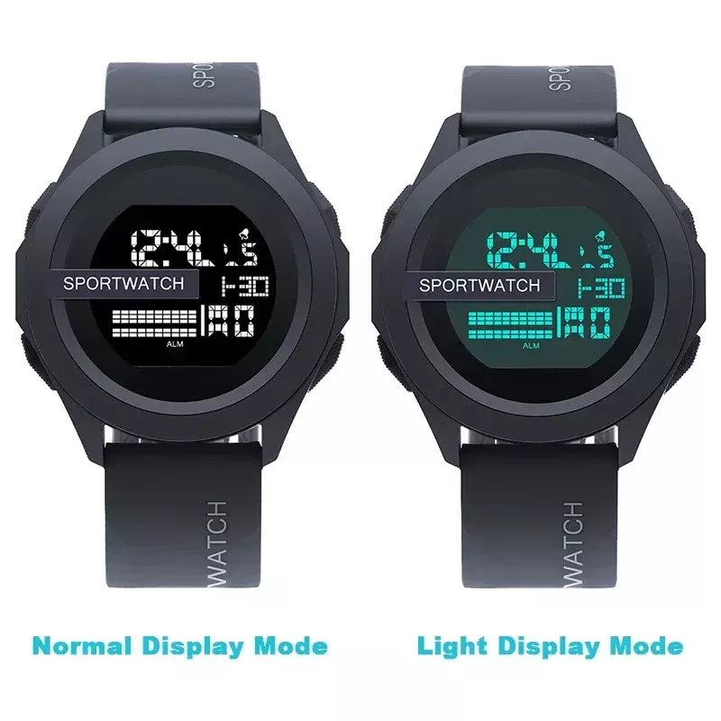 Sport Watch for Man Digital Wristwatch Stopwatch Luminous Date Week Waterproof Men's Military Clock Electronic Watch Relogio New