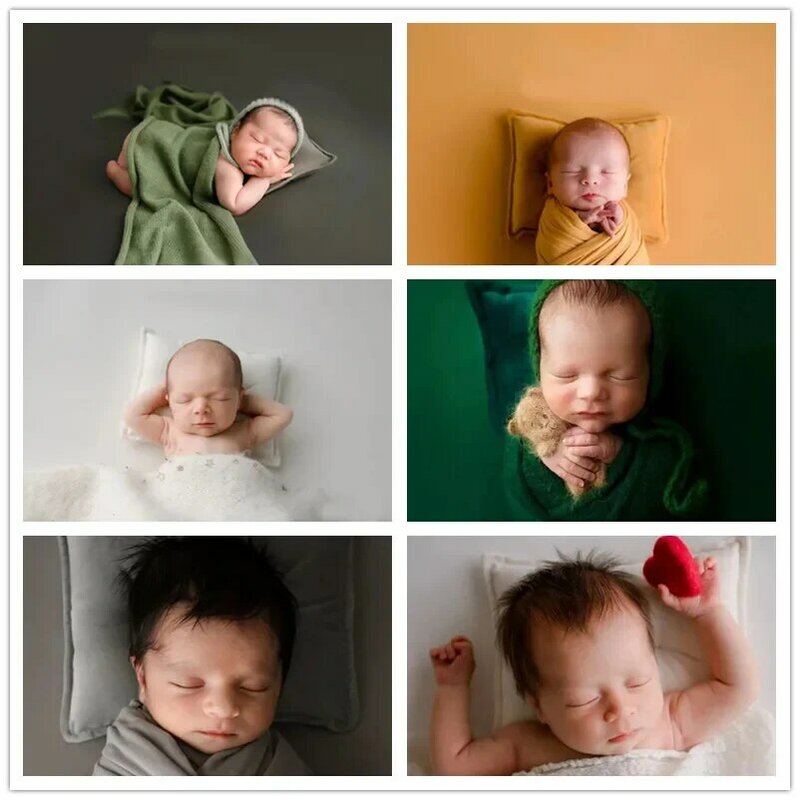 Bebê travesseiro recém-nascido fotografia adereços posando veludo poses almofada esteira fotografia tiro acessórios