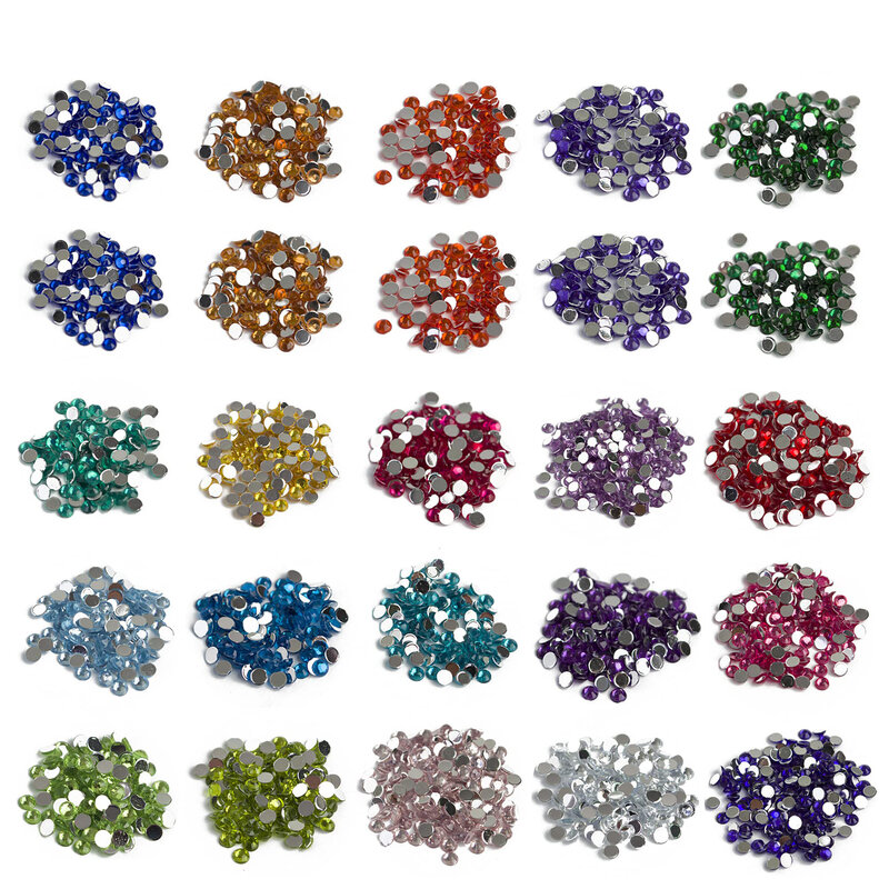 SONGWOO-Redondo Bordado Cor Rhinestone Pintura Diamante, Mosaico Pedra, Resina Presente Fazendo, Cristal, Presente, Venda, 2.8mm