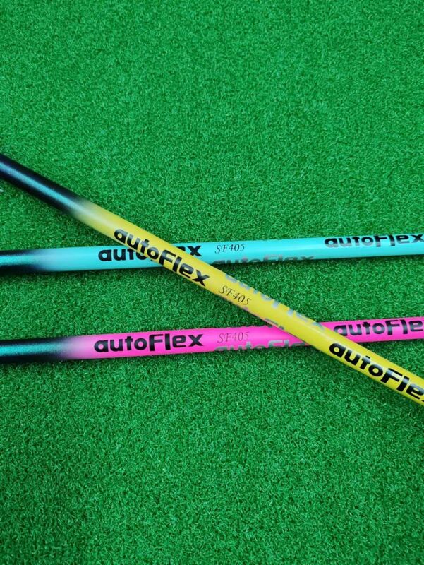 Women's Golf Clubs Shaft, rosa, amarelo, azul, Auto SF405 eixo adaptador e apertos