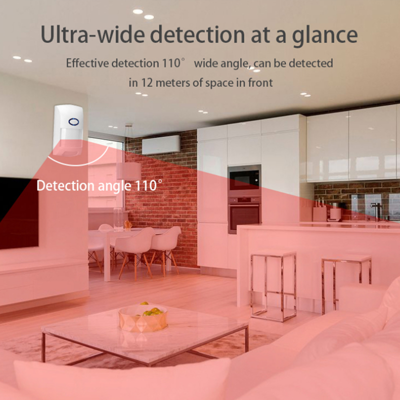 Tuya Wifi Pir Bewegungs sensor App-Steuerung Fernbedienung Infrarot-Bewegungs melder Smart Home Sicherheit Sensor zur Erkennung des menschlichen Körpers