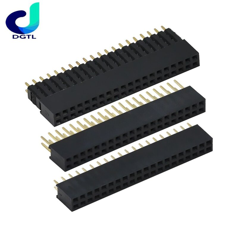 2*20 three-layer heightened-pitch 2.54mm GPIO heightened-row female seat Suitable for Raspberry PI 3B 3B+ 4B