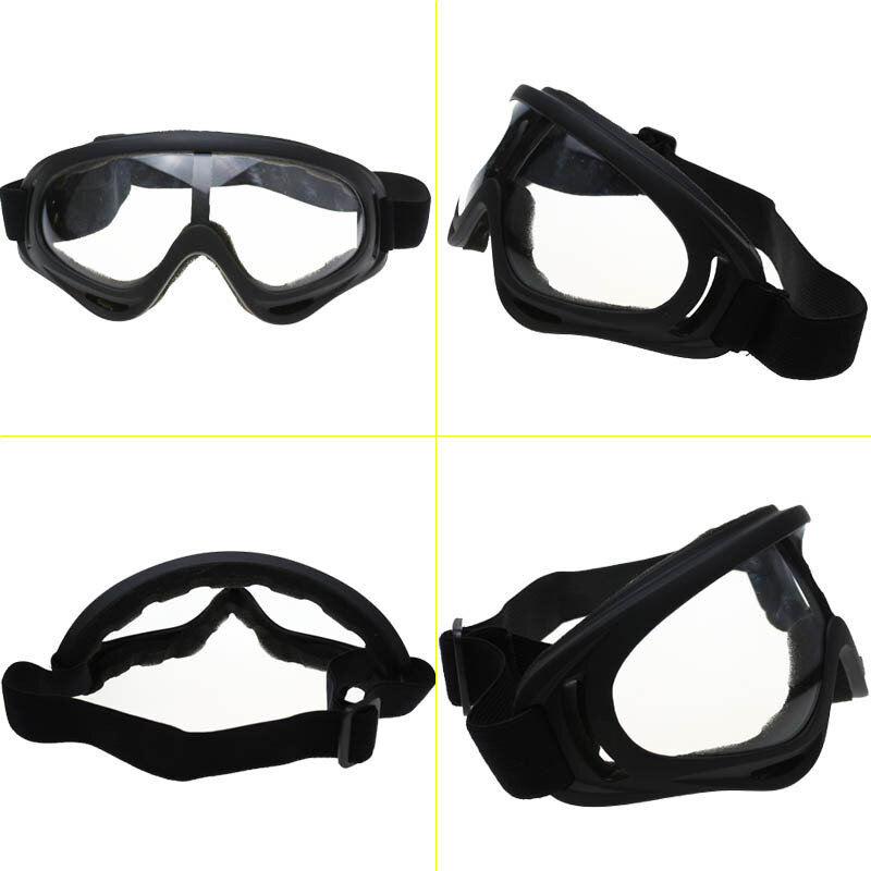 Masque Airsoft avec lunettes, demi-visage pliable, en maille, avec Protection des oreilles, pour le tir au Paintball, le jeu CS