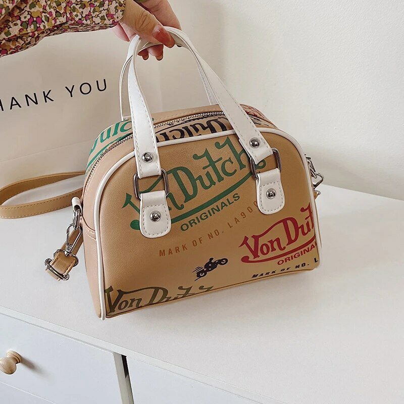 Damen Tasche Y2K Luxus Designer Handtasche Shopping Cross body Graffiti Geldbörsen PU-Leder Umhängetaschen für Frauen