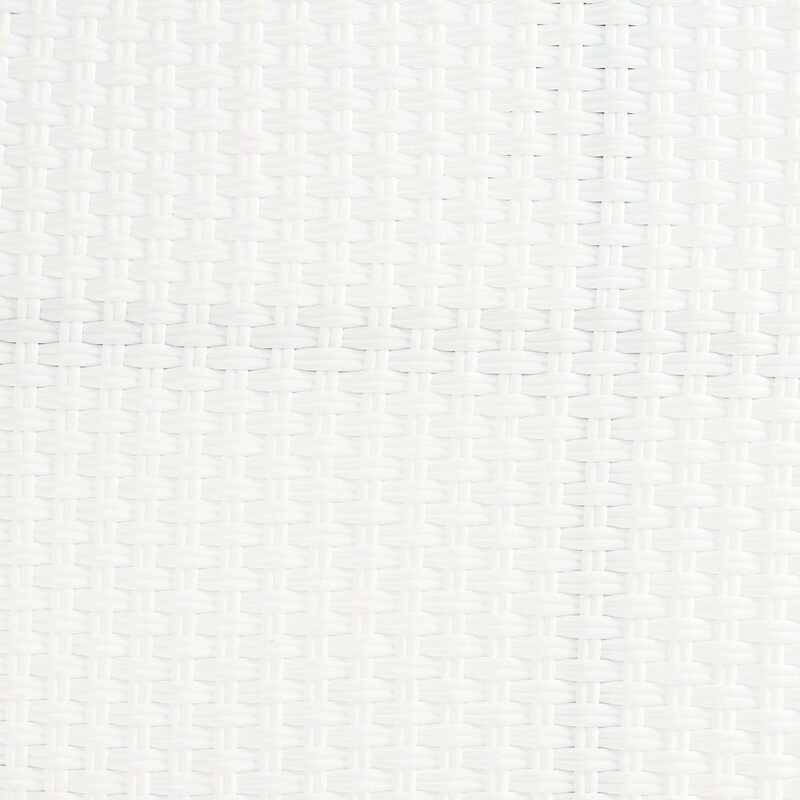 Safavieh PAT4012C Mesa Bistro de ratán blanco, colección al aire libre, Sidford