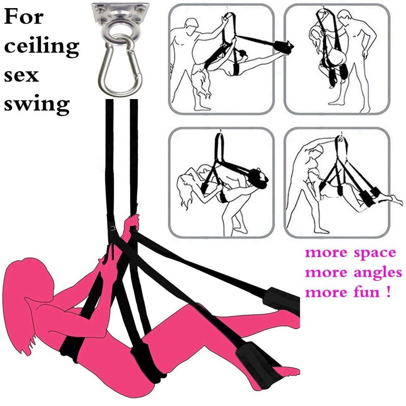 Swing Bracket Suspensão Gancho, Suporte de rede, Sex Swing Hanger, Kit de montagem no teto, Cadeira suspensa, Acessórios para ioga aérea