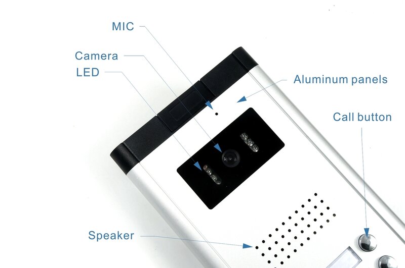 Многоквартирная система контроля доступа домофон Визуальный дверной звонок поддерживает приложения Tuya видео телефон Визуальный дверной телефон