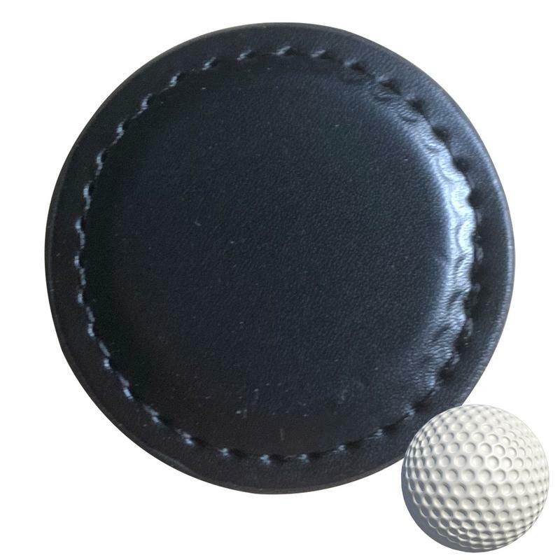 Golfball marker flache runde Golf positions markierung magnetische tragbare Golfball markierungen kompakt für Golf wettbewerb Golf tasche Golf